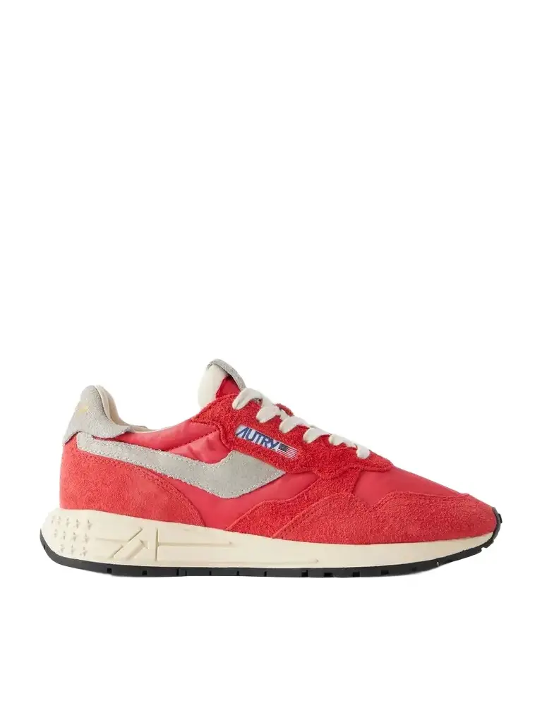 Autry Windspin Suede-trimmed Shell Sneakers | Image 1 Autry Windspin Suede-trimmed Shell Sneakers | Image 1