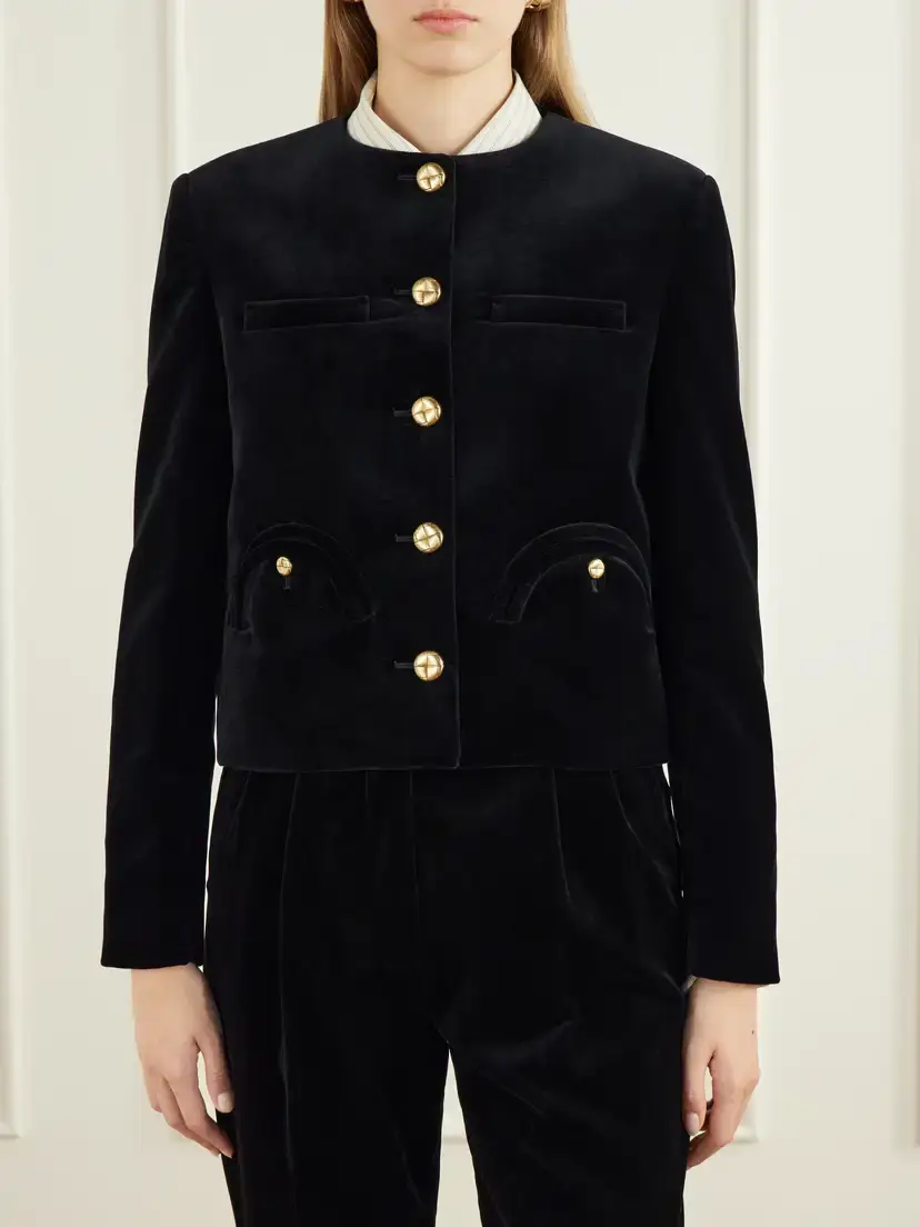 Blazé Milano Cotton-velvet Jacket | Thumbnail 3 Blazé Milano Cotton-velvet Jacket | Thumbnail 3