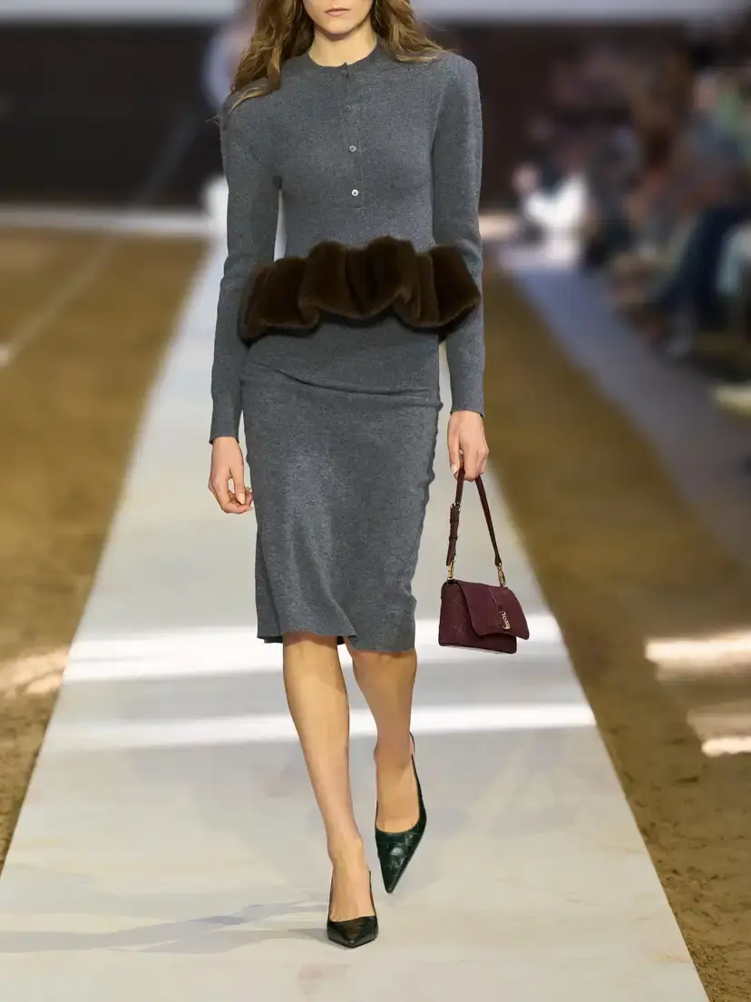 Stella McCartney Shearling-trim Wool-blend Cardigan | Thumbnail 5