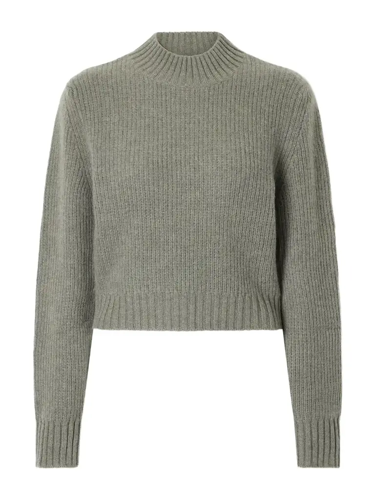 Le Kasha Chiba Ribbed Cropped Cashmere Turtleneck Sweater | Image 1 Le Kasha Chiba Ribbed Cropped Cashmere Turtleneck Sweater | Image 1