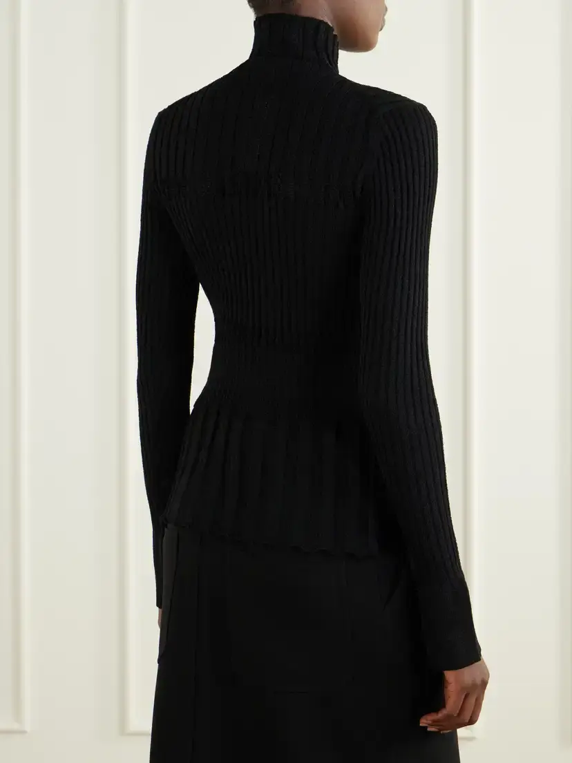 Proenza Schouler Rosario Wool-blend Turtleneck Top | Thumbnail 3 Proenza Schouler Rosario Wool-blend Turtleneck Top | Thumbnail 3