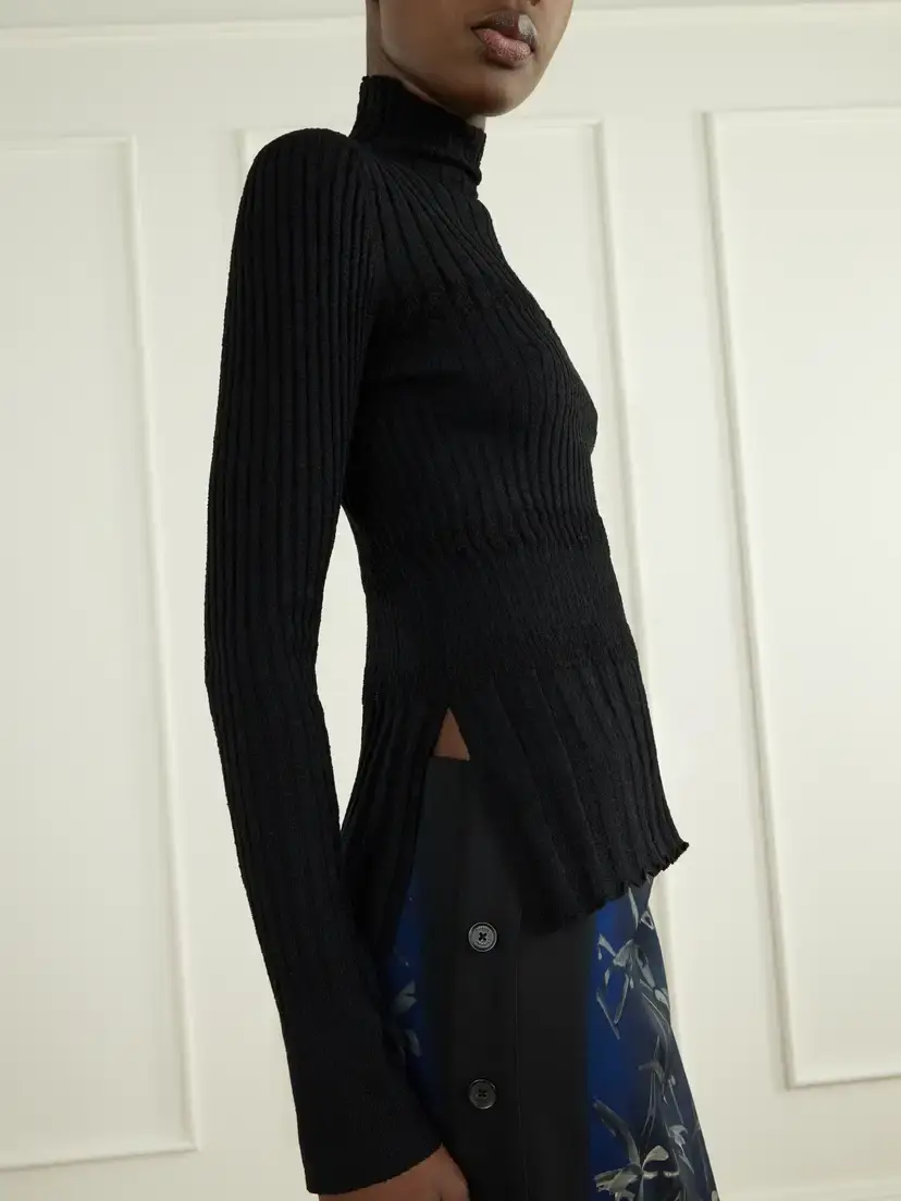 Proenza Schouler Rosario Wool-blend Turtleneck Top | Thumbnail 4 Proenza Schouler Rosario Wool-blend Turtleneck Top | Thumbnail 4