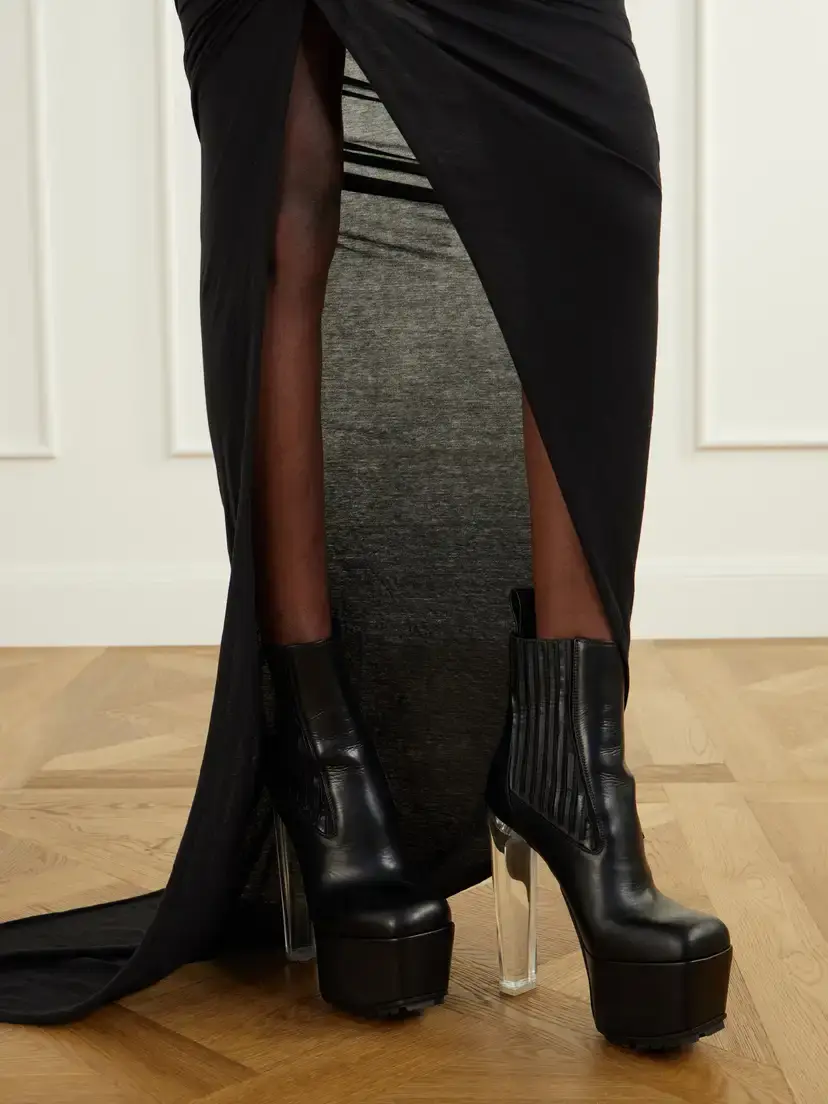 Rick Owens Beatle Kiss Leather Ankle Boots | Thumbnail 2 Rick Owens Beatle Kiss Leather Ankle Boots | Thumbnail 2