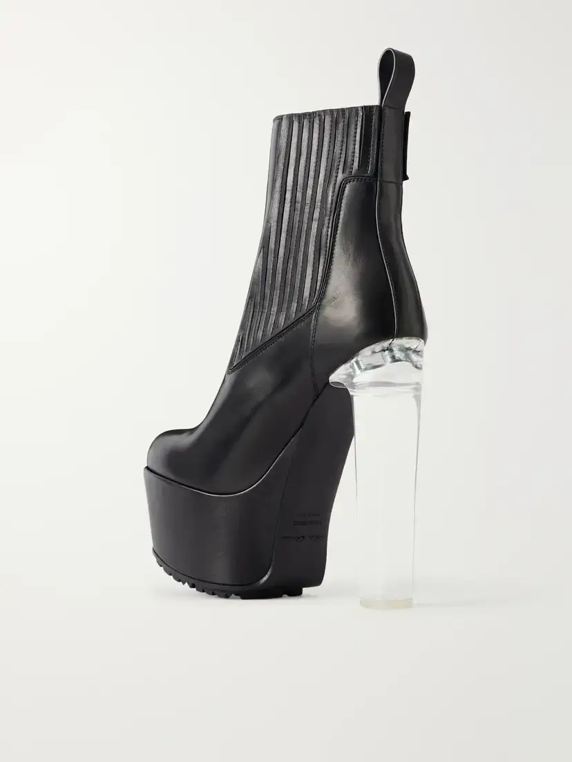 Rick Owens Beatle Kiss Leather Ankle Boots | Thumbnail 3 Rick Owens Beatle Kiss Leather Ankle Boots | Thumbnail 3