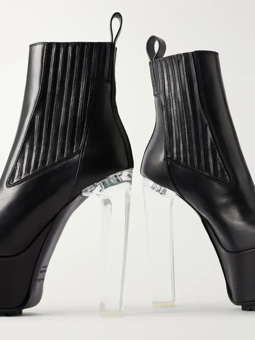 Rick Owens Beatle Kiss Leather Ankle Boots | Thumbnail 5 Rick Owens Beatle Kiss Leather Ankle Boots | Thumbnail 5
