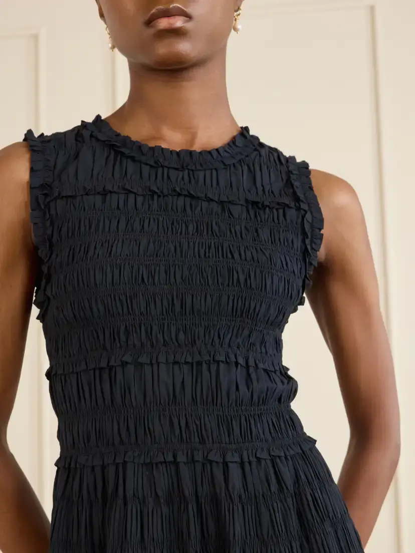DÔEN Mallory Cotton-poplin Midi Dress | Thumbnail 4 DÔEN Mallory Cotton-poplin Midi Dress | Thumbnail 4