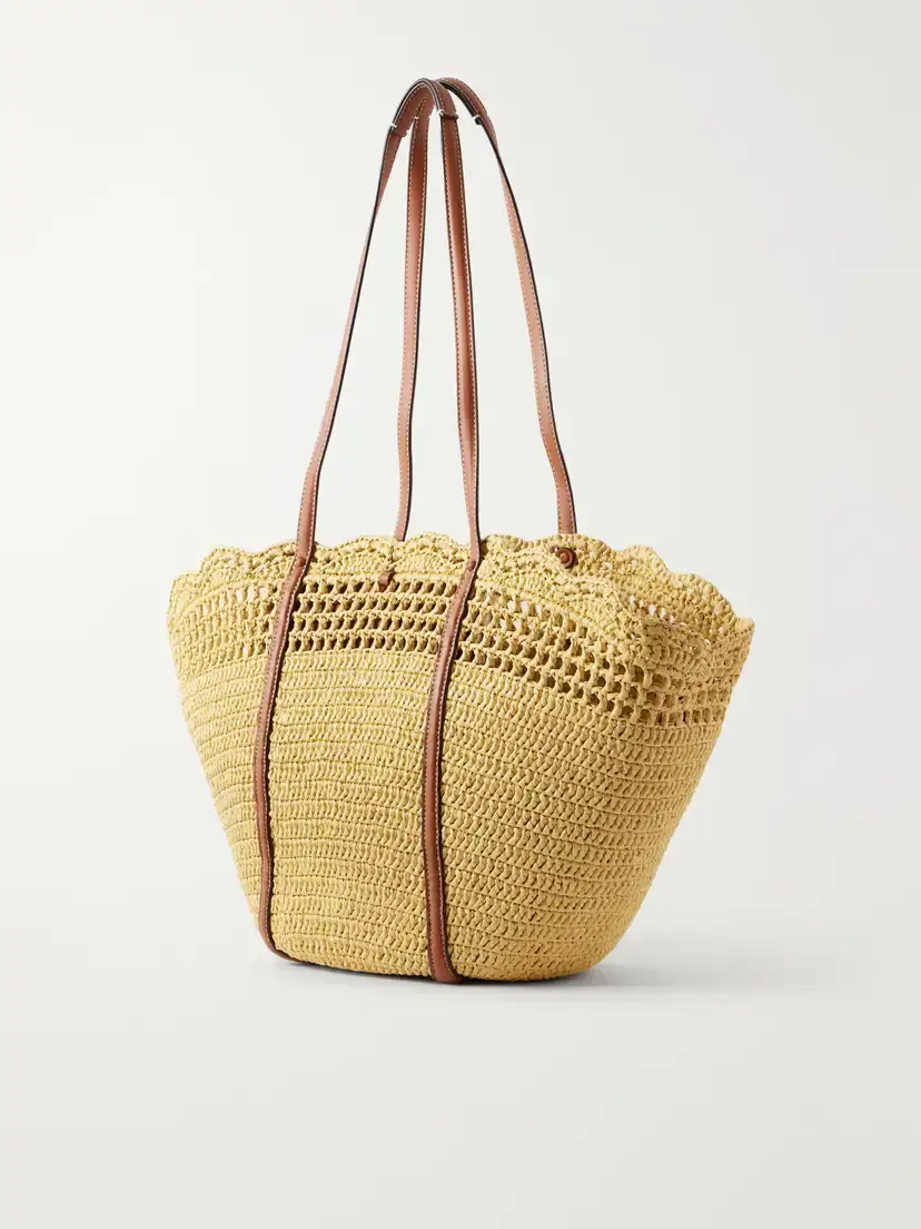 Ulla Johnson Marina Leather-trimmed Raffia Tote - Unknown | Thumbnail 4 Ulla Johnson Marina Leather-trimmed Raffia Tote - Unknown | Thumbnail 4