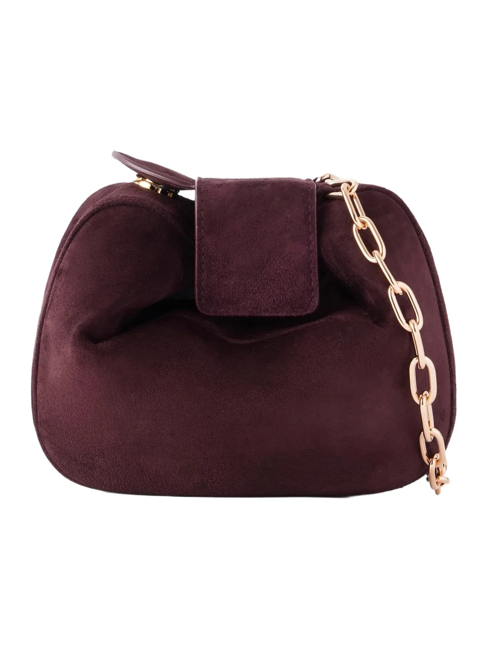 Soft Demi Suede Clutch