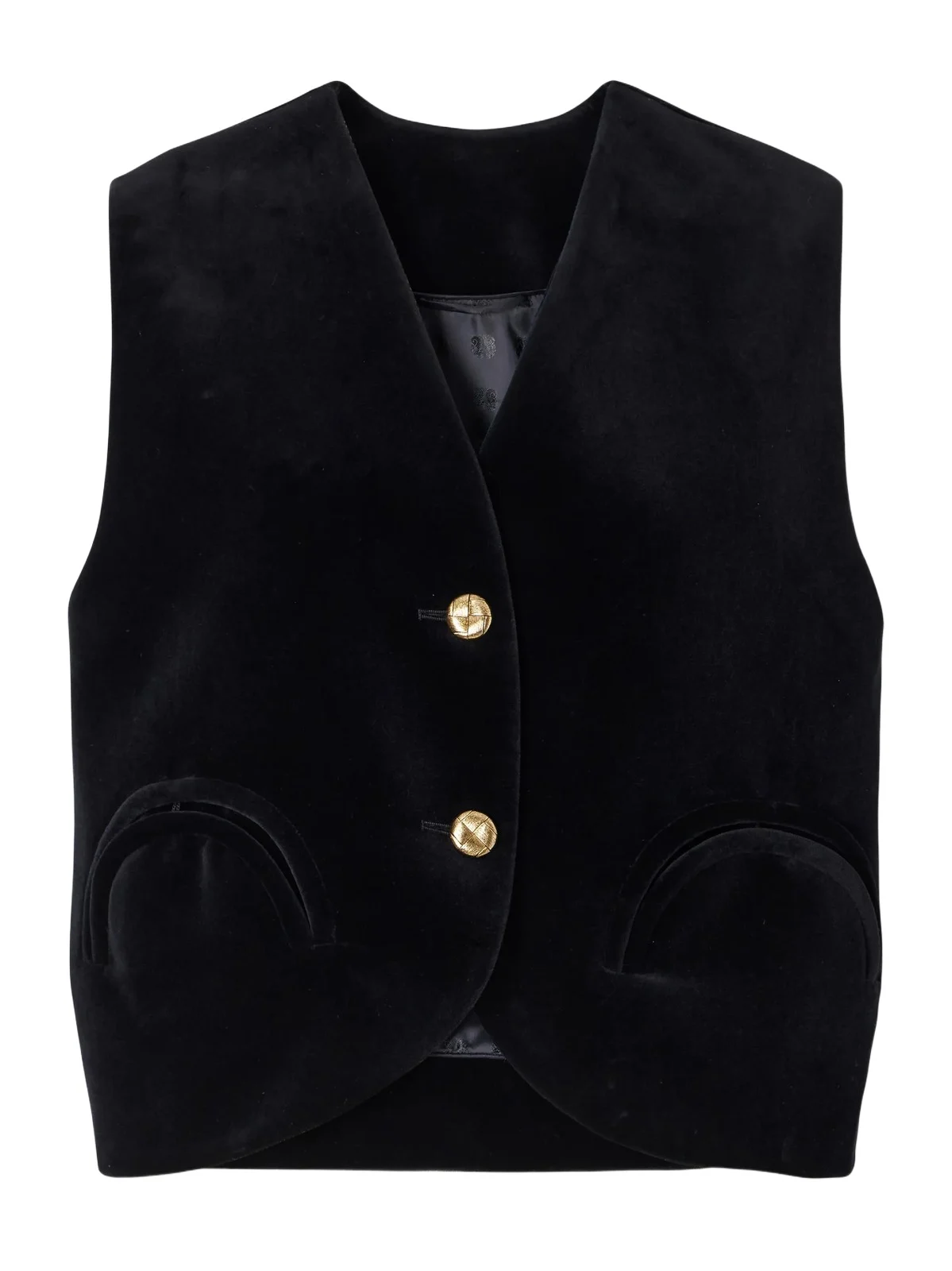 Gliss Cotton-velvet Vest Gliss Cotton-velvet Vest