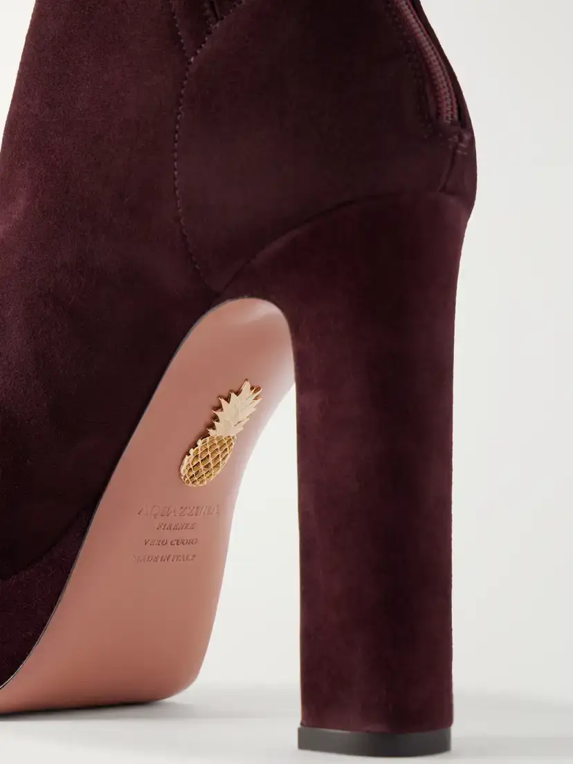 Aquazzura Martine 110 Suede Ankle Boots | Thumbnail 5 Aquazzura Martine 110 Suede Ankle Boots | Thumbnail 5