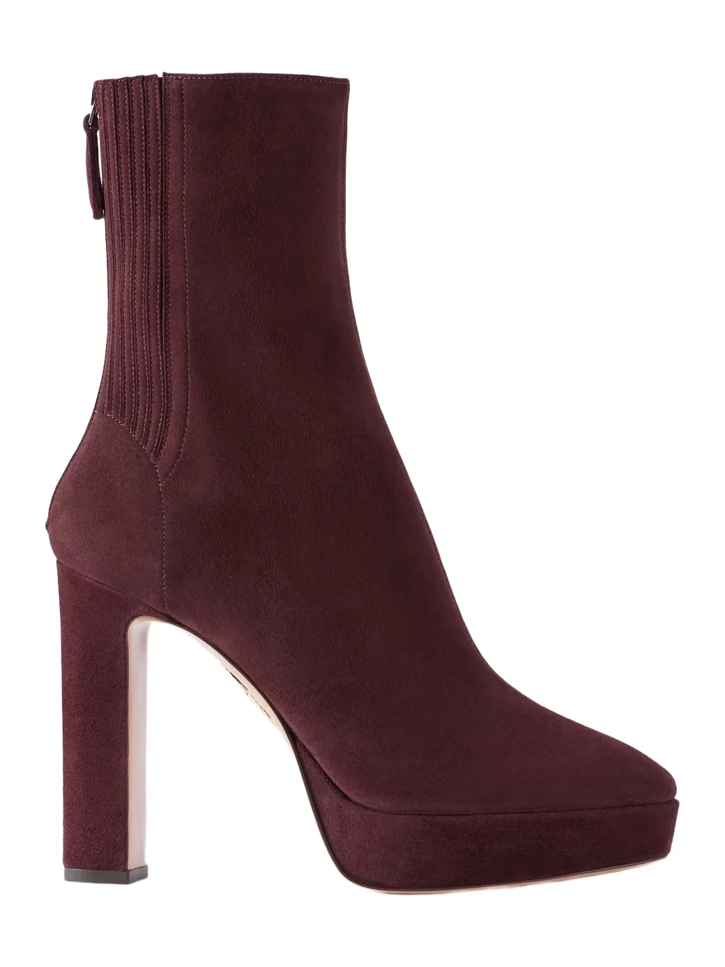 Aquazzura Martine 110 Suede Ankle Boots