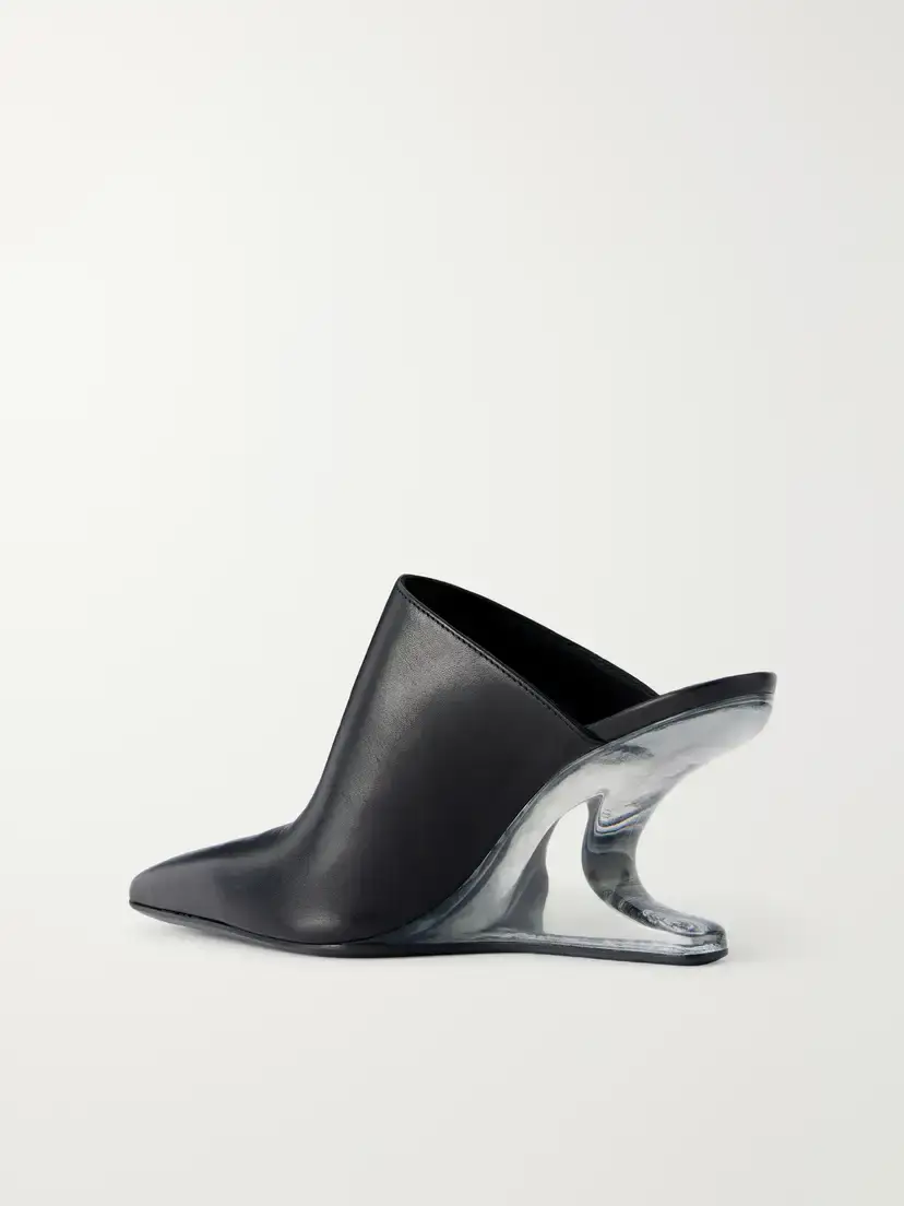 Rick Owens Cantilever Leather Pumps | Thumbnail 3