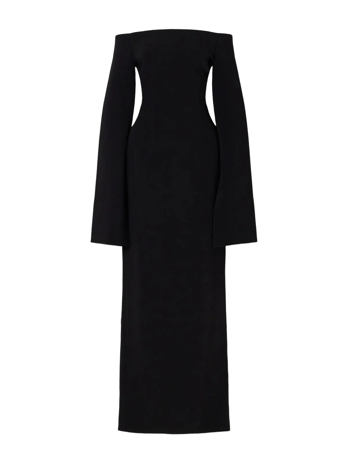 Solace London Marcella Off-the-shoulder Crepe Gown