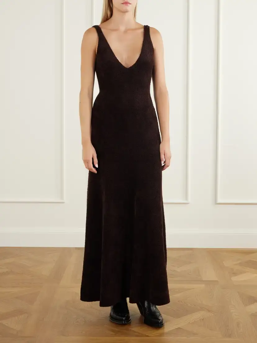 Gabriela Hearst Lady Hall Plush Cashmere And Silk-blend Maxi Dress | Thumbnail 2 Gabriela Hearst Lady Hall Plush Cashmere And Silk-blend Maxi Dress | Thumbnail 2
