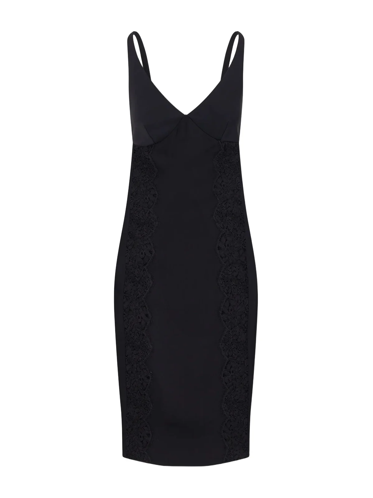 Stella McCartney Lace-trimmed Stretch-cady Mini Dress
