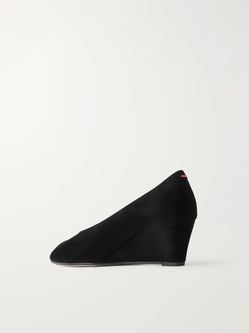 aeyde Calea 55 Wedge Suede Pumps | Thumbnail 3 aeyde Calea 55 Wedge Suede Pumps | Thumbnail 3