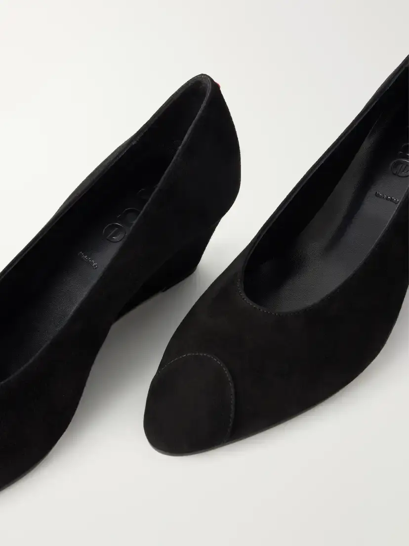 aeyde Calea 55 Wedge Suede Pumps | Thumbnail 5 aeyde Calea 55 Wedge Suede Pumps | Thumbnail 5