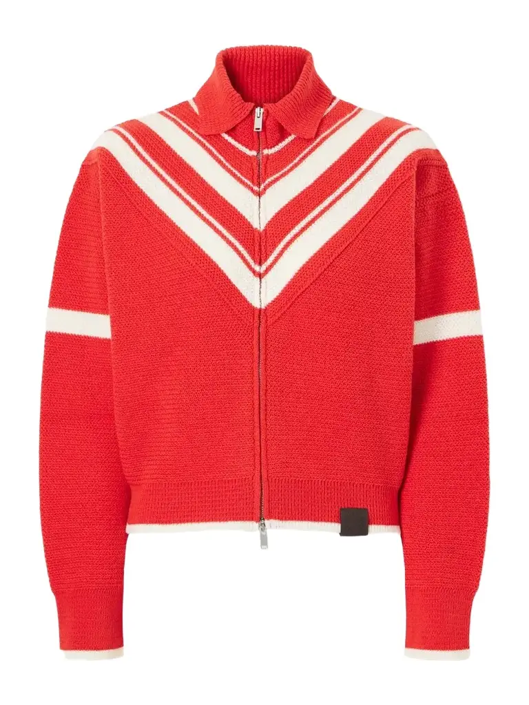 Stella McCartney Striped Wool Zip-up Cardigan | Image 1 Stella McCartney Striped Wool Zip-up Cardigan | Image 1