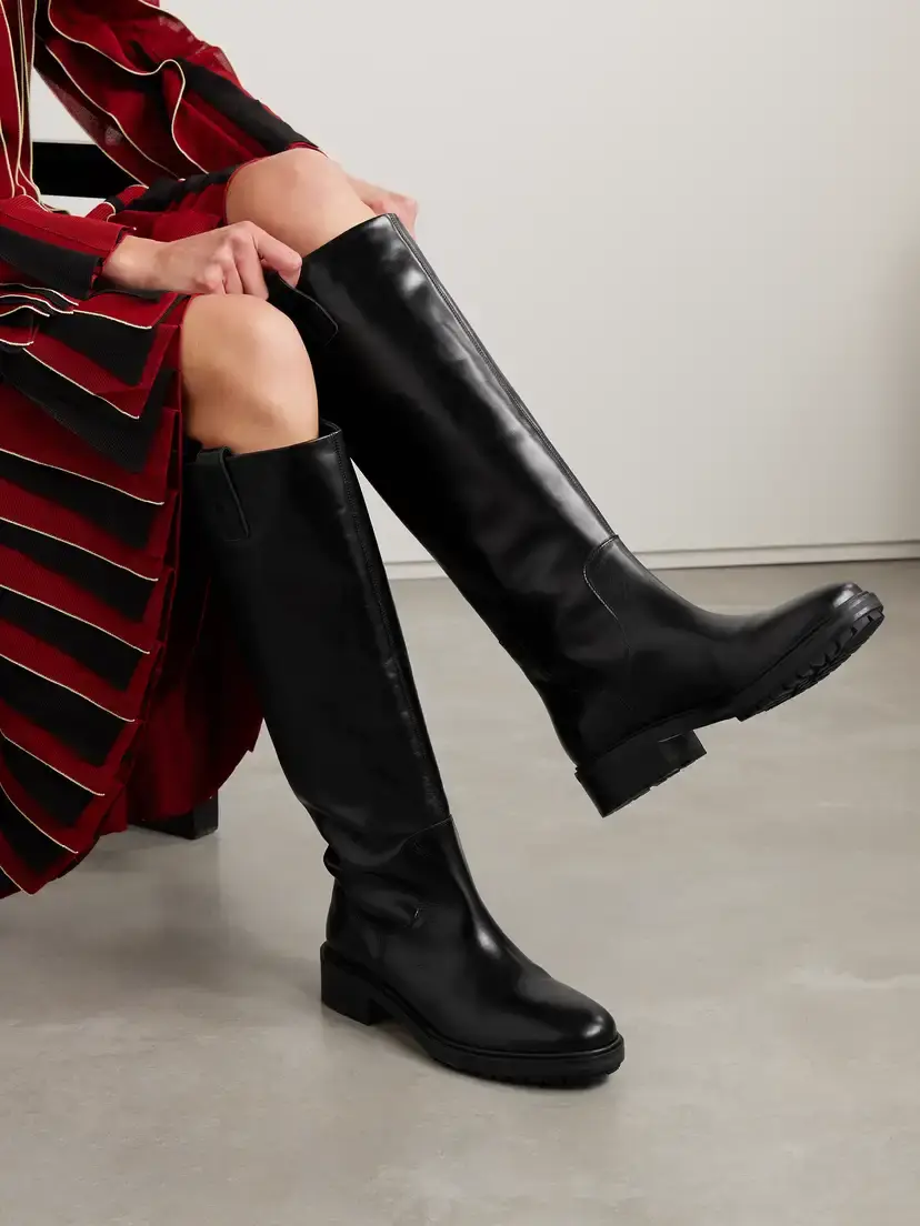 aeyde Henry Leather Knee Boots | Thumbnail 2 aeyde Henry Leather Knee Boots | Thumbnail 2