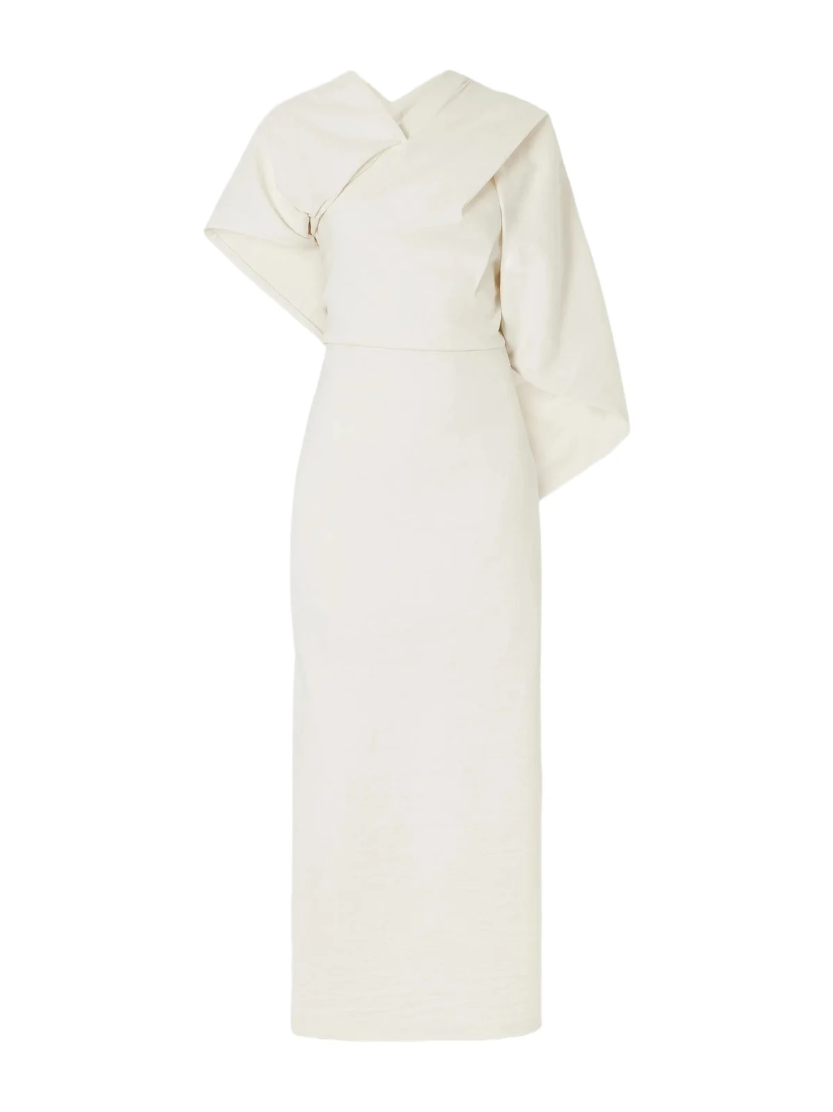 Allow Draped Stretch Washi-blend Maxi Dress Allow Draped Stretch Washi-blend Maxi Dress