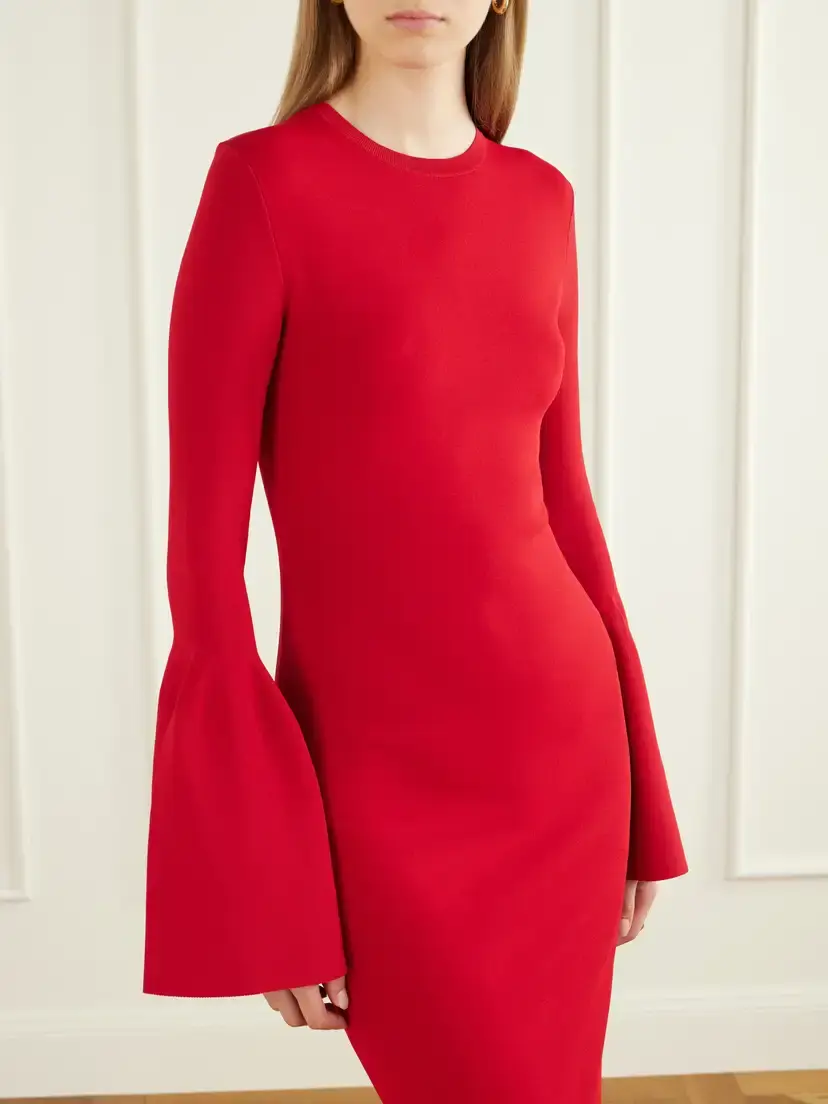 Stella McCartney Cady Midi Dress | Thumbnail 4 Stella McCartney Cady Midi Dress | Thumbnail 4