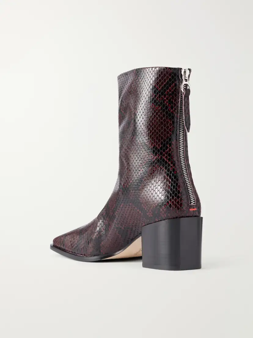aeyde Amina Sneak-effect Leather Ankle Boots | Thumbnail 3 aeyde Amina Sneak-effect Leather Ankle Boots | Thumbnail 3