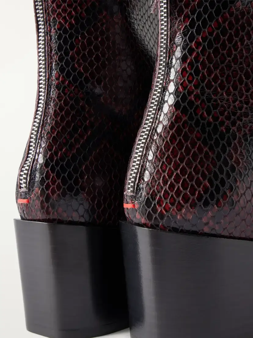 aeyde Amina Sneak-effect Leather Ankle Boots | Thumbnail 5 aeyde Amina Sneak-effect Leather Ankle Boots | Thumbnail 5