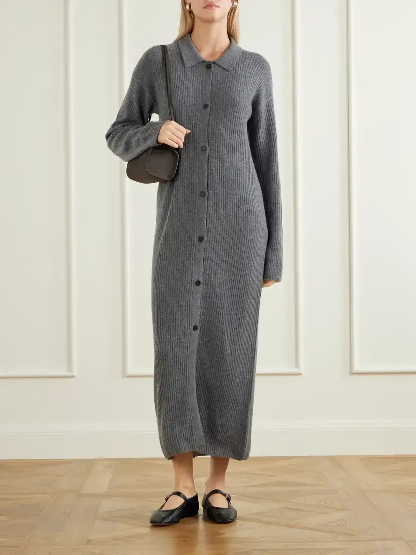 Le Kasha Jamua Ribbed Cashmere Maxi Dress | Thumbnail 2 Le Kasha Jamua Ribbed Cashmere Maxi Dress | Thumbnail 2