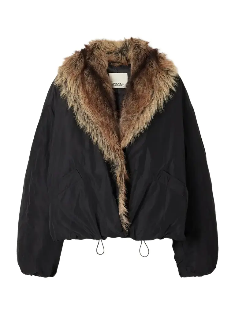Isabel Marant Reversible Plush Shell Jacket | Image 1 Isabel Marant Reversible Plush Shell Jacket | Image 1