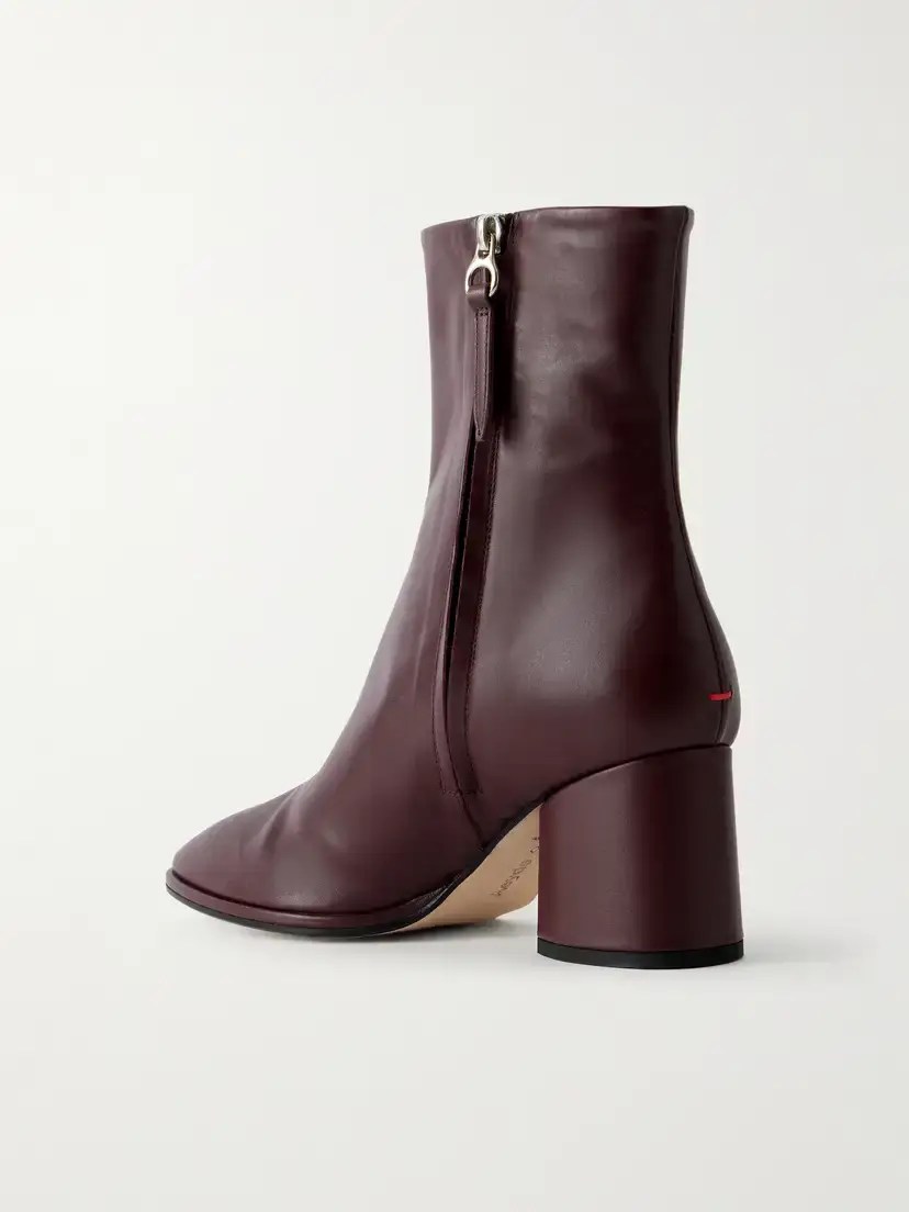 aeyde Ayla 65 Leather Ankle Boots | Thumbnail 3 aeyde Ayla 65 Leather Ankle Boots | Thumbnail 3