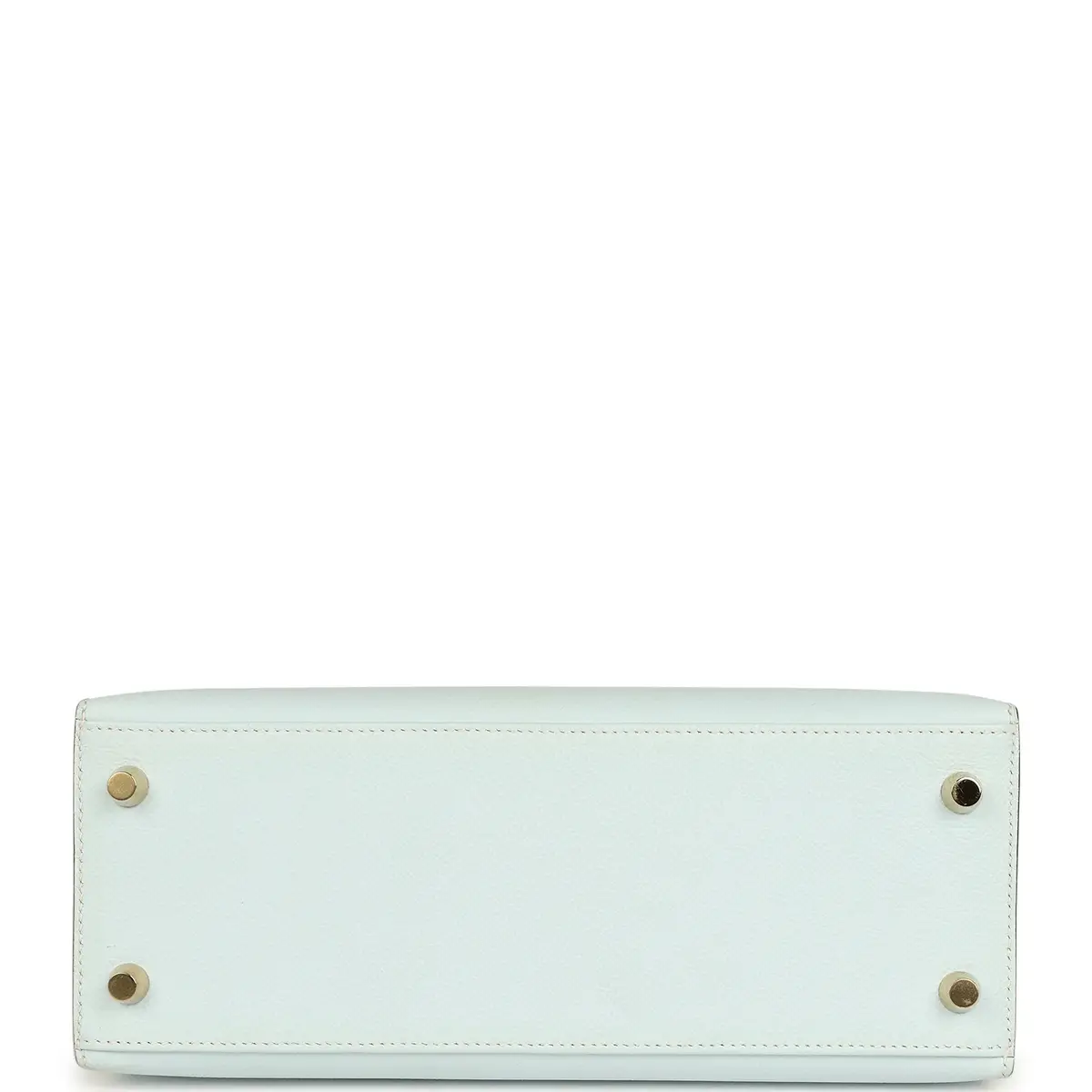 HERMÈS Pre-owned Hermes Kelly Sellier 25 Bleu Brume Epsom Gold Hardware | Thumbnail 6 HERMÈS Pre-owned Hermes Kelly Sellier 25 Bleu Brume Epsom Gold Hardware | Thumbnail 6