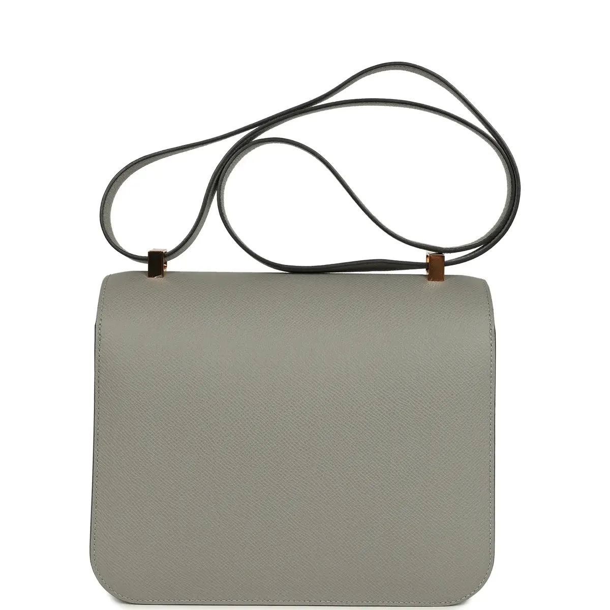 HERMÈS Pre-owned Hermes Special Order (HSS) Constance 24 Gris Mouette Verso Epsom Rose Gold Hardware | Thumbnail 4 HERMÈS Pre-owned Hermes Special Order (HSS) Constance 24 Gris Mouette Verso Epsom Rose Gold Hardware | Thumbnail 4