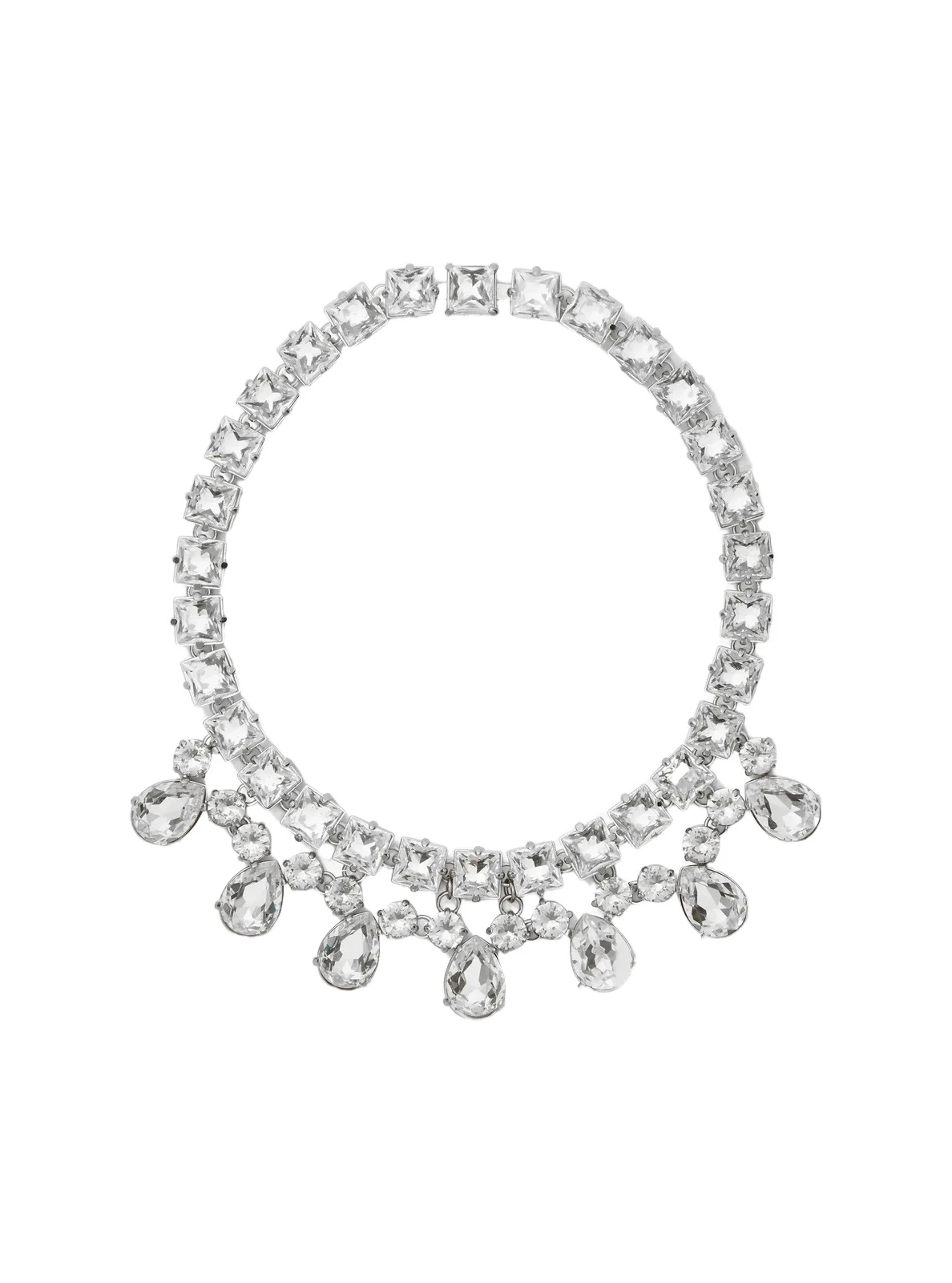 Michael Kors Collection Swarovski Gala Necklace in White - One Size by Michael Kors Collection