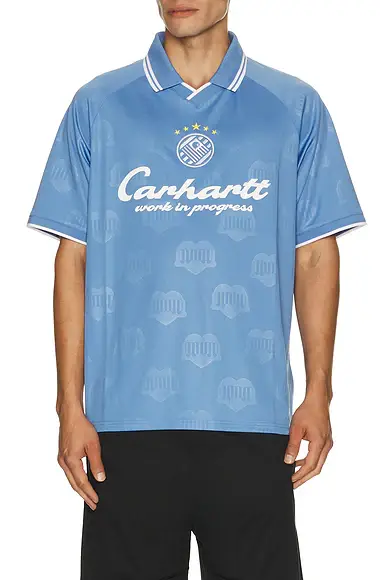 Carhartt WIP Short Sleeve Terrace Football T-shirt | Image 1 Carhartt WIP Short Sleeve Terrace Football T-shirt | Image 1