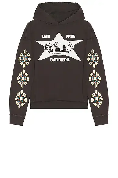 Barriers Worldwide Cowrie Shell Hidden Pocket Hoodie | Thumbnail 5 Barriers Worldwide Cowrie Shell Hidden Pocket Hoodie | Thumbnail 5