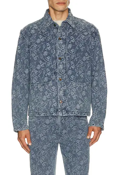 Honor The Gift Floral Utility Jacket | Image 1 Honor The Gift Floral Utility Jacket | Image 1