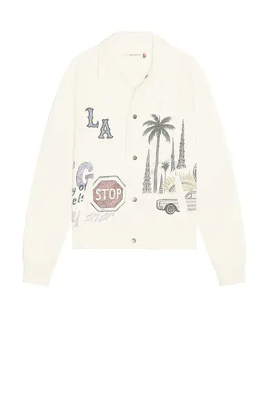 Honor The Gift All Over La Fleece Coaches Jacket | Thumbnail 4 Honor The Gift All Over La Fleece Coaches Jacket | Thumbnail 4