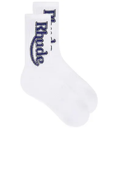 Rhude Vertical Race Track Sock | Image 1 Rhude Vertical Race Track Sock | Image 1