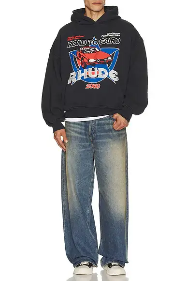 Rhude Road To Cairo Hoodie | Thumbnail 3 Rhude Road To Cairo Hoodie | Thumbnail 3