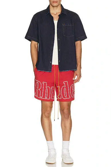 Rhude Logo Track Short | Thumbnail 3