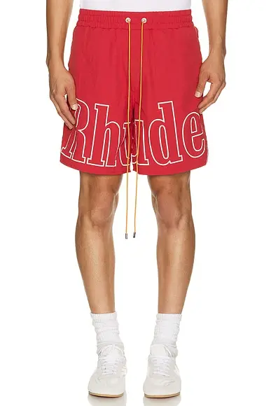 Rhude Logo Track Short | Image 1 Rhude Logo Track Short | Image 1