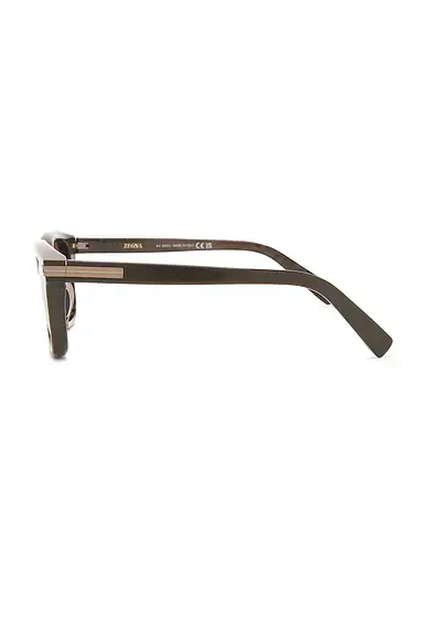 Zegna Geometric Acetate Sunglasses | Thumbnail 3