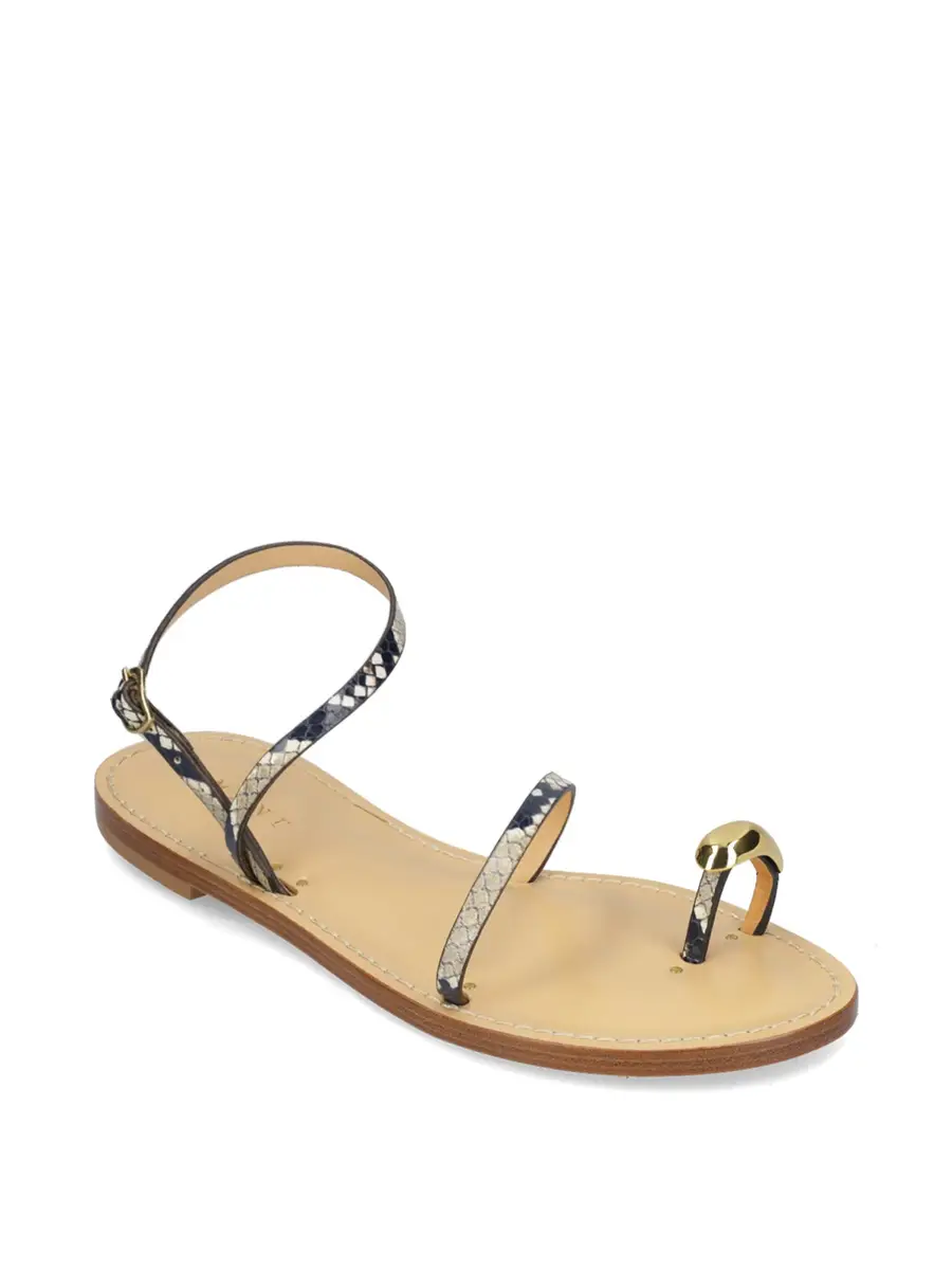 AMANU Python-Printed Marrakech Sandals | Thumbnail 3 AMANU Python-Printed Marrakech Sandals | Thumbnail 3