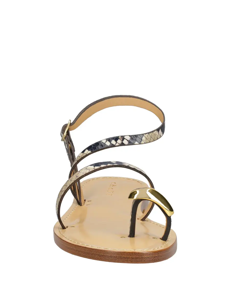 AMANU Python-Printed Marrakech Sandals | Thumbnail 5 AMANU Python-Printed Marrakech Sandals | Thumbnail 5