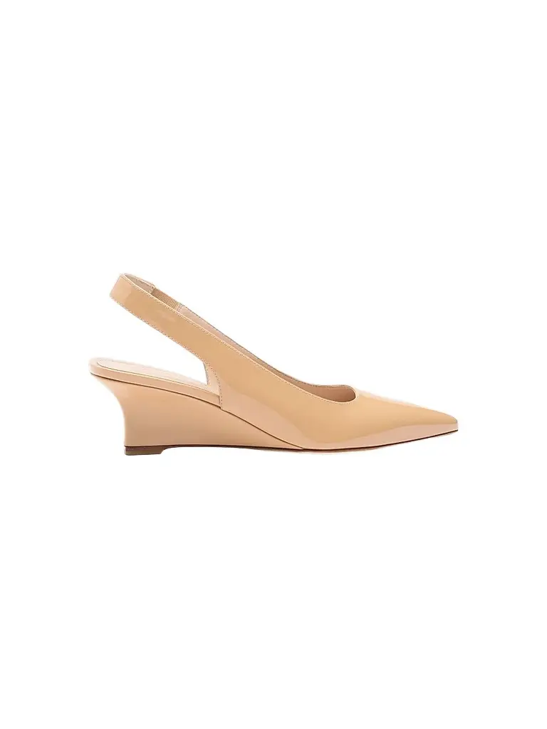 Stuart Weitzman Women's Vinnie 50MM Patent Leather Slingback Pumps