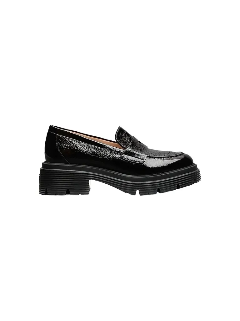 Stuart Weitzman Women's Hudson Lite Patent Leather Penny Loafers