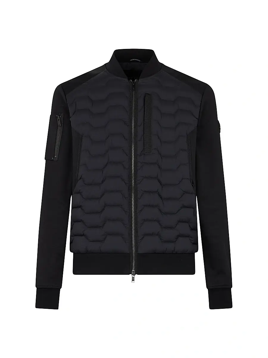 Moose Knuckles Men's Granite Down Bomber Jacket | Image 1 Moose Knuckles Men's Granite Down Bomber Jacket | Image 1