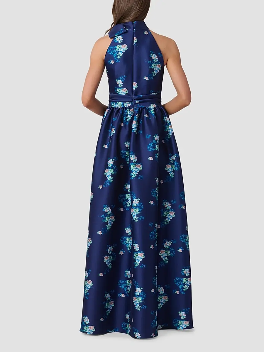 Shoshanna Women's May Floral Satin Maxi Dress | Thumbnail 3 Shoshanna Women's May Floral Satin Maxi Dress | Thumbnail 3