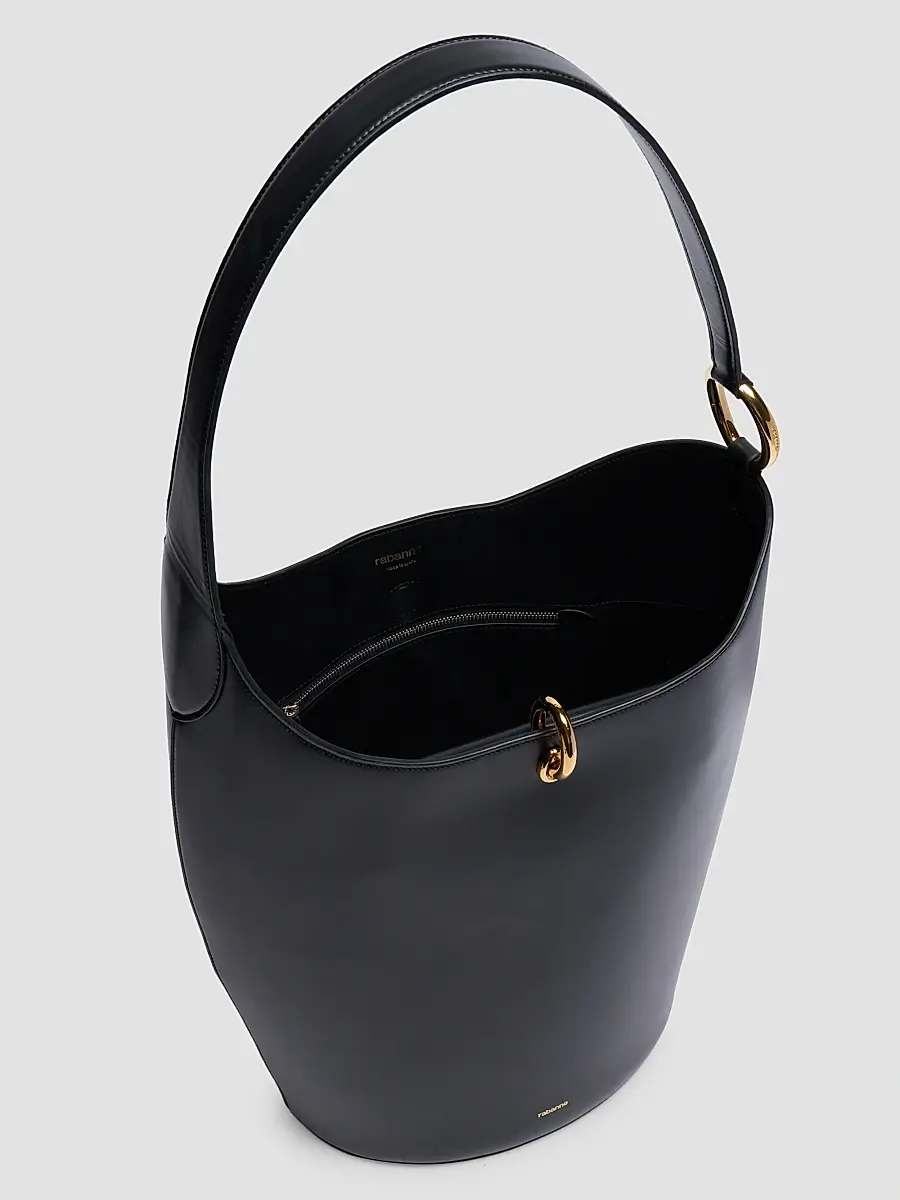 Rabanne Women's Ring Leather Tote Bag | Thumbnail 3