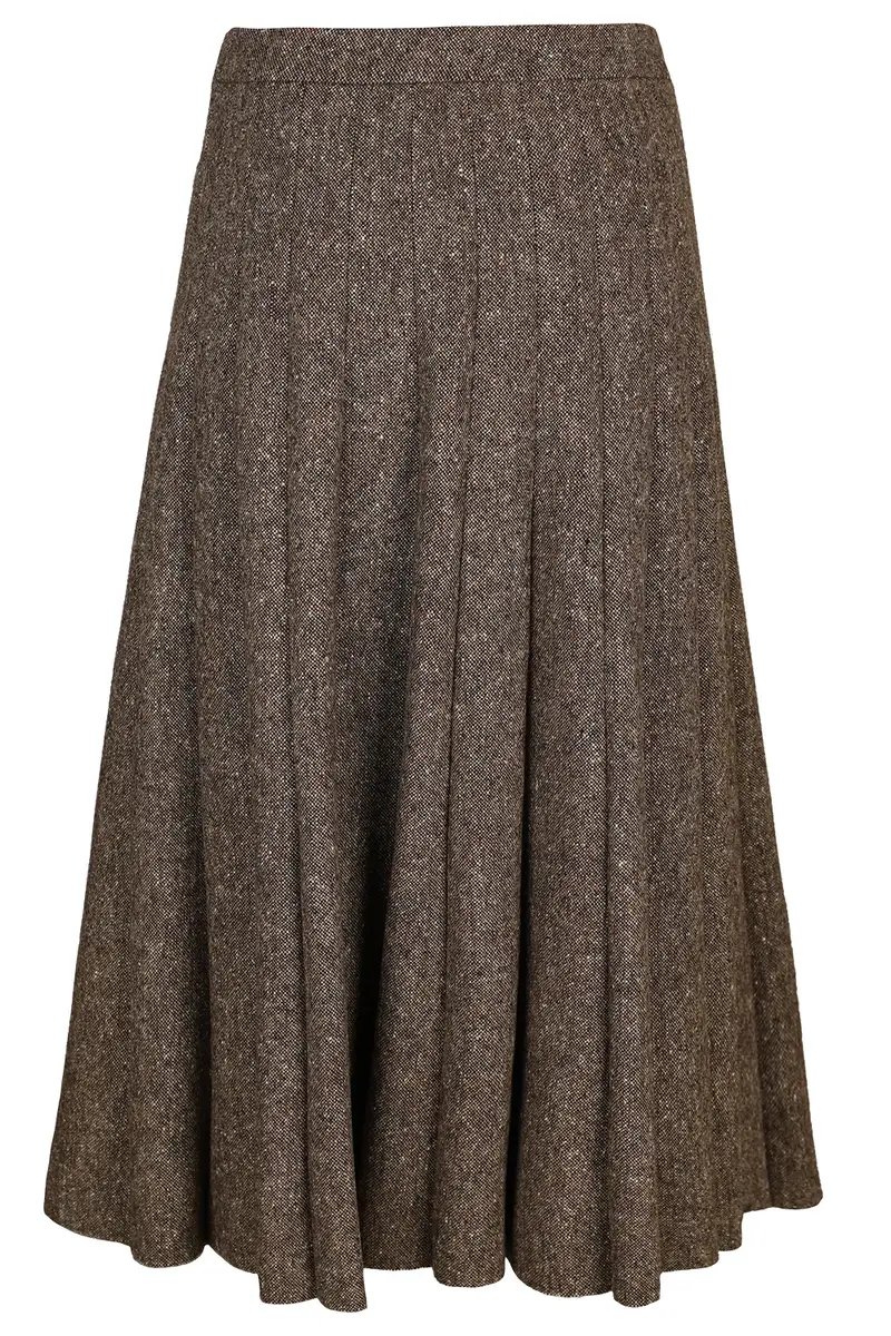 Brunello Cucinelli Donegal Pleated Skirt | Thumbnail 5 Brunello Cucinelli Donegal Pleated Skirt | Thumbnail 5